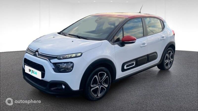 Blanc Utilisé 2022 Citroën C3 Shine Citadine | 10 979 € (Prix juste) - Image 1/4