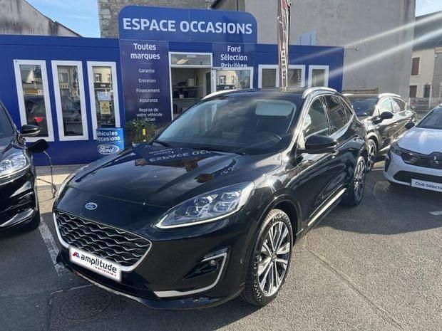 Noir agate mã©tallisã©e Utilisé 2022 Ford Kuga Vignale SUV | 28 499 € (Prix juste) - Image 1/4