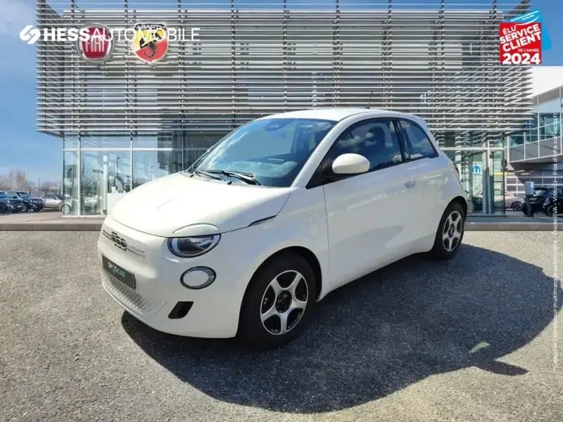 Blanc Utilisé 2021 Fiat 500e Passion Berline | 12 999 € (Super prix) - Image 1/4