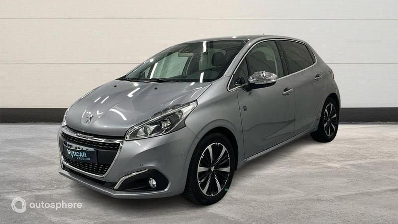 Gris Utilisé 2019 Peugeot 208 S Citadine | 12 999 € (Prix juste) - Image 1/4