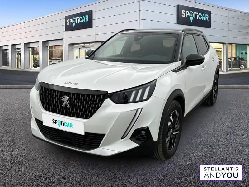 Blanc Utilisé 2022 Peugeot 2008 GT SUV | 20 290 € (Prix juste) - Image 1/4