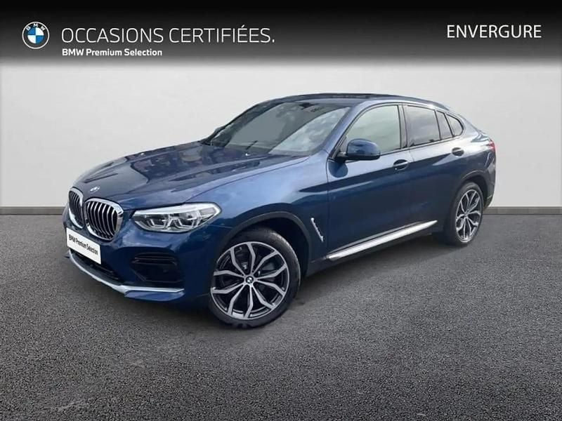 Bleu Utilisé 2020 BMW X4 xLine SUV | 41 990 € (Prix juste) - Image 1/4