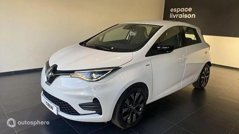 Blanc Utilisé 2021 Renault Zoe LIMITED Citadine | 12 499 € (Bon prix) - Image 1/4
