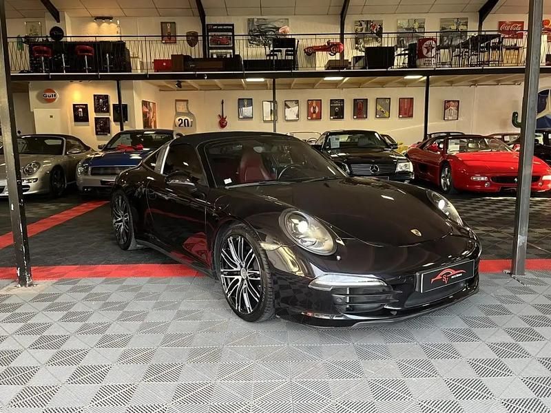 Noir Occasion 2015 Porsche 911 Targa 4 Cabriolet | 109 900 € - Image 1/4