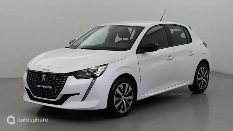 Blanc Utilisé 2023 Peugeot 208 Active Citadine | 13 999 € (Prix juste) - Image 1/4