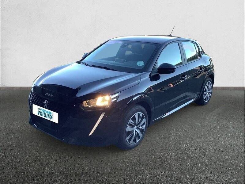 Noir Utilisé 2020 Peugeot e-208 Business-Line Citadine | 15 990 € (Prix cher) - Image 1/3