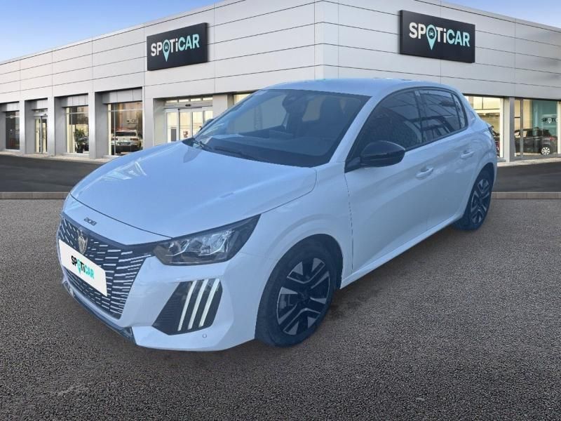 Blanc banquise (o) Utilisé 2024 Peugeot 208 Allure Citadine | 15 990 € (Prix juste) - Image 1/3