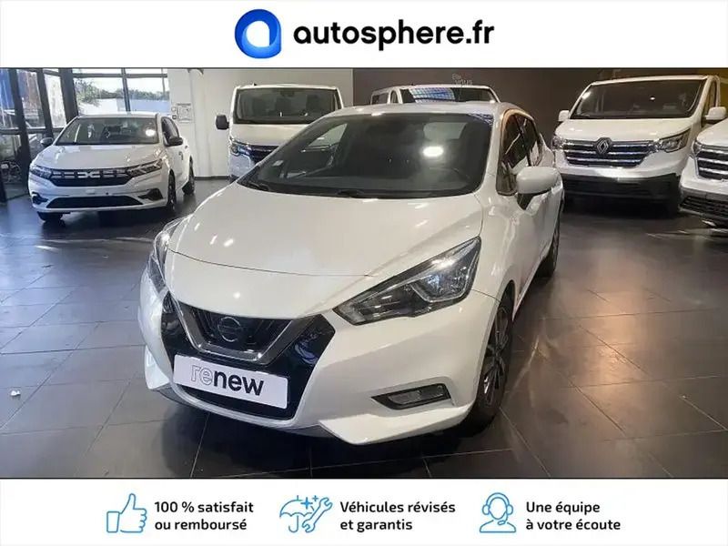Blanc Utilisé 2019 Nissan Micra N-Connecta Citadine | 12 299 € (Prix juste) - Image 1/4