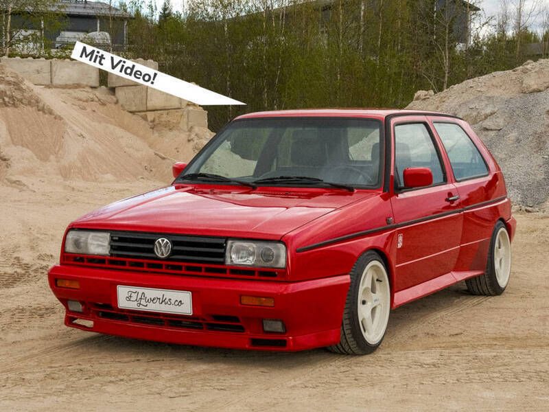Rouge Utilisé 1989 VW Golf II Berline | 37 900 € - Image 1/4