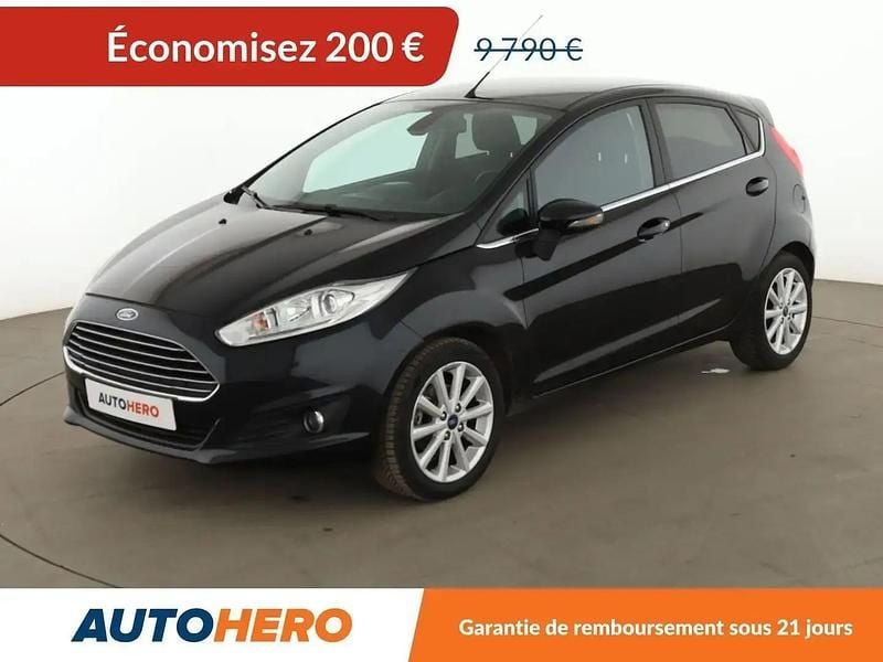 Noir Occasion 2017 Ford Fiesta Titanium Citadine | 9 590 € (Bon prix) - Image 1/2
