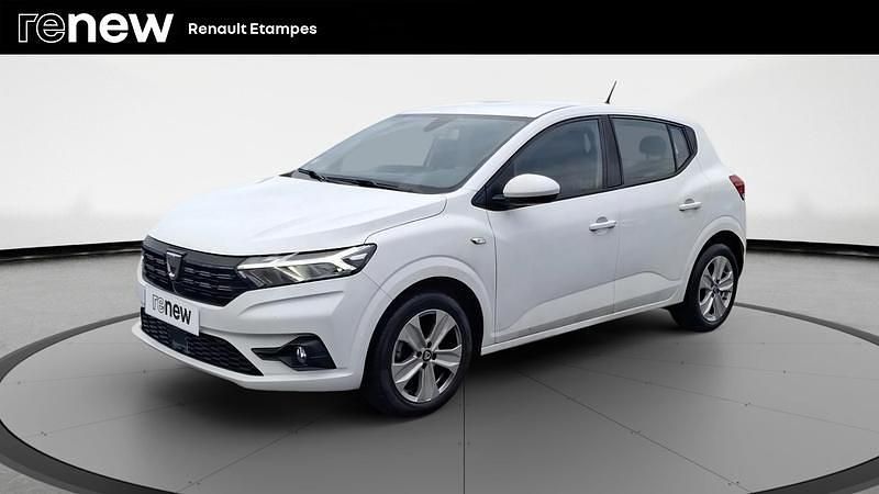 Blanc Occasion 2021 Dacia Sandero Comfort Citadine | 10 590 € (Bon prix) - Image 1/4