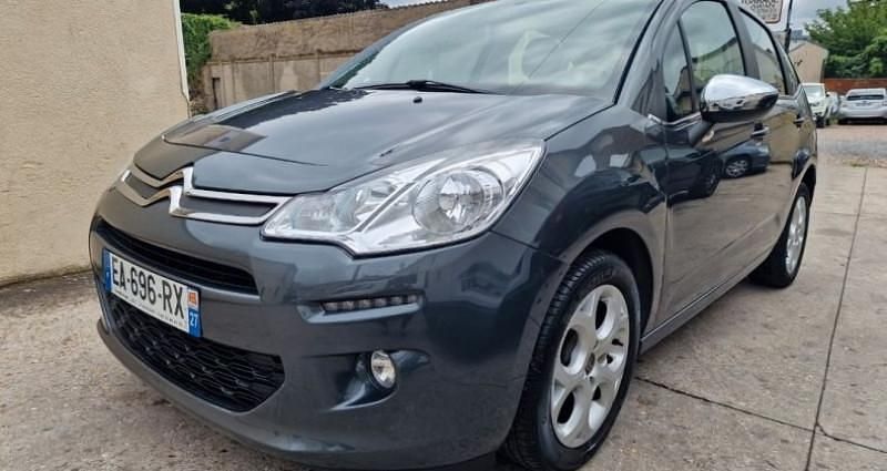 Gris Utilisé 2016 Citroën C3 Feel Citadine | 6 450 € (Prix juste) - Image 1/4
