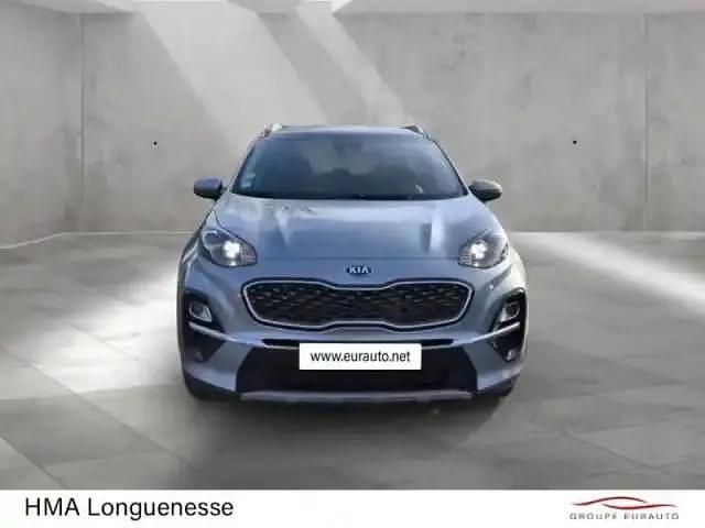Gris perle Occasion 2019 Kia Sportage Active SUV | 14 990 € (Prix juste) - Image 1/3