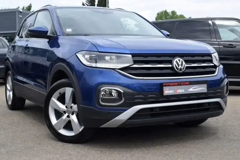 Bleu Utilisé 2019 VW T-Cross SUV | 19 900 € (Prix juste) - Image 1/4