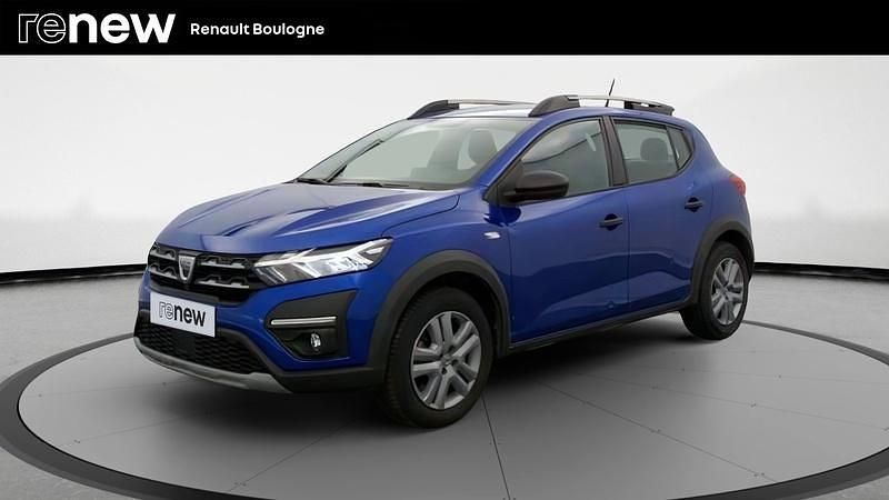 Bleu Utilisé 2022 Dacia Sandero Essentiel Citadine | 12 690 € (Prix juste) - Image 1/4