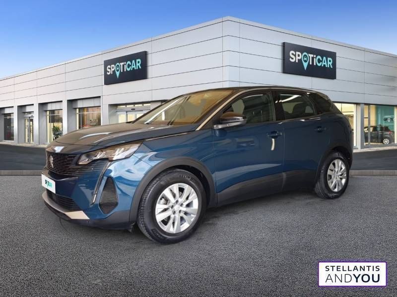 Bleu Utilisé 2022 Peugeot 3008 Active | 20 880 € (Super prix) - Image 1/3