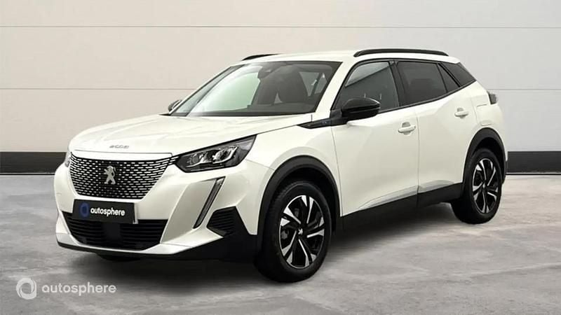 Blanc Utilisé 2022 Peugeot e-2008 Allure SUV | 19 499 € (Prix juste) - Image 1/4