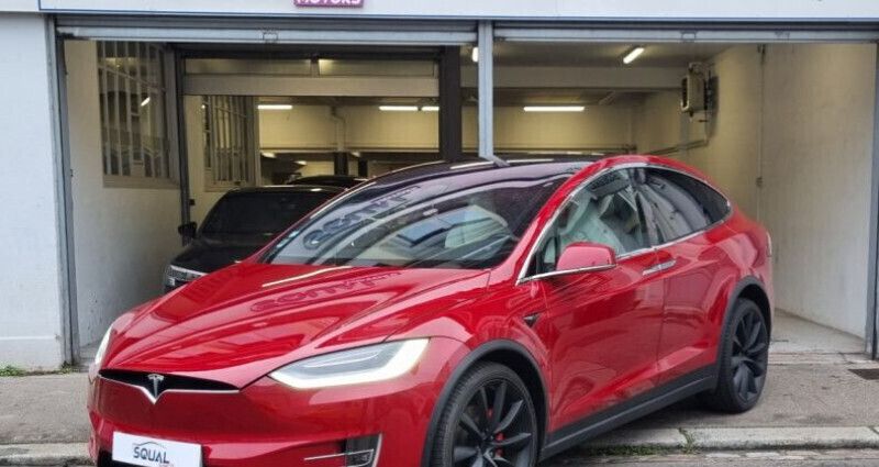 Rouge Utilisé 2020 Tesla Model X Performance SUV | 61 900 € (Prix juste) - Image 1/4