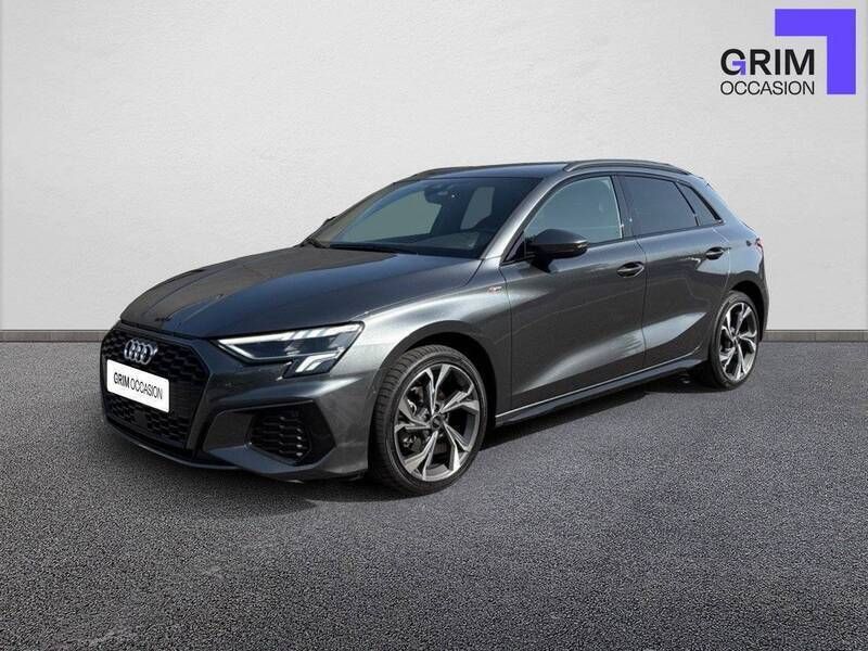 Gris Utilisé 2023 Audi A3 Sportback S-Line Berline | 29 990 € (Super prix) - Image 1/3