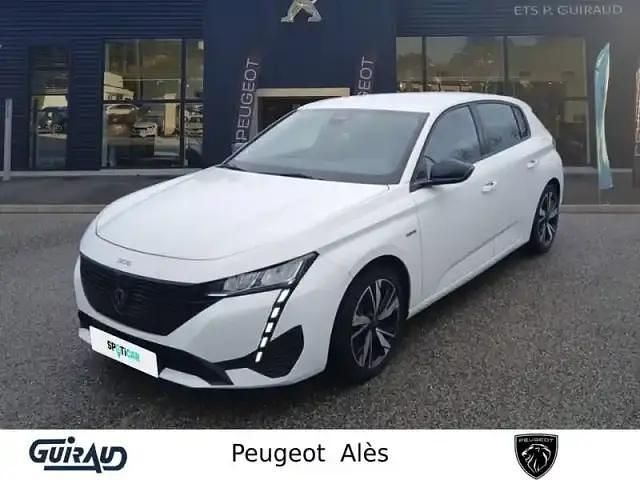 Teinte opaque blanc banquise Occasion 2022 Peugeot 308 Berline | 18 870 € (Bon prix) - Image 1/4