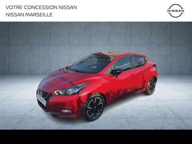 Rouge Utilisé 2022 Nissan Micra Citadine | 15 980 € (Prix juste) - Image 1/4