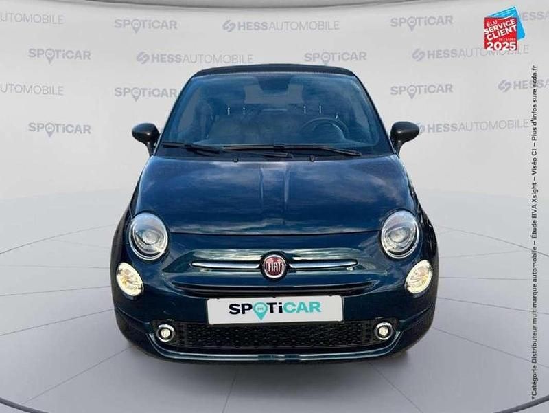 Occasion Fiat 500C S 69 ch (50 kW) 2024 Rugiada green perlé Cabriolet