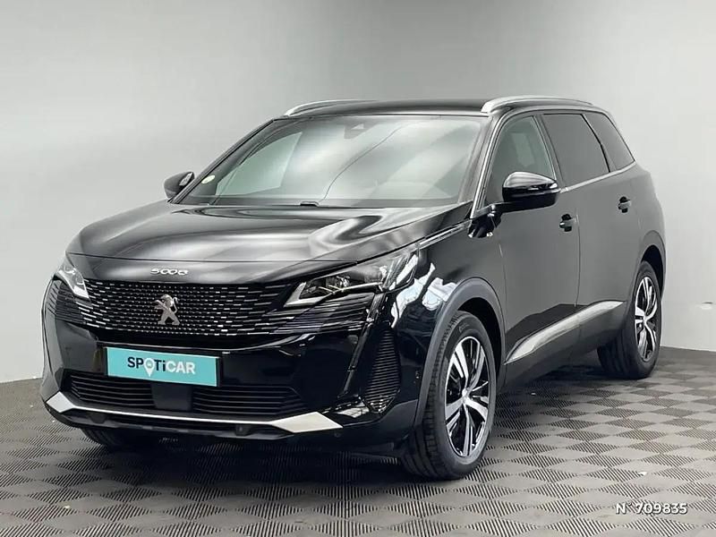 Noir Utilisé 2022 Peugeot 5008 GT Monospace | 26 990 € (Prix juste) - Image 1/4