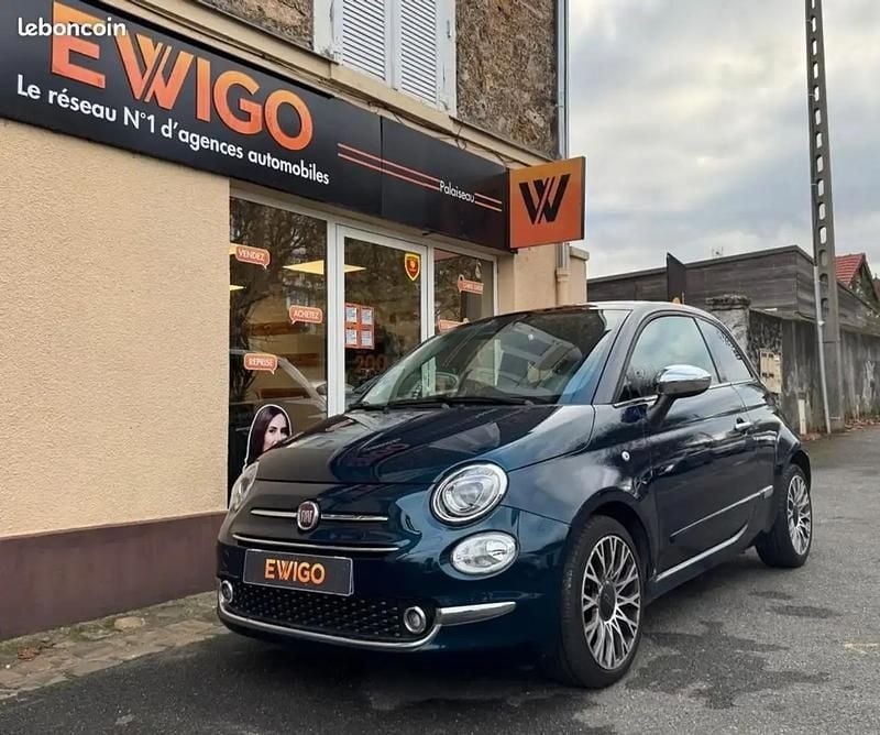Bleu Occasion 2017 Fiat 500 Lounge Citadine | 9 490 € (Bon prix) - Image 1/4