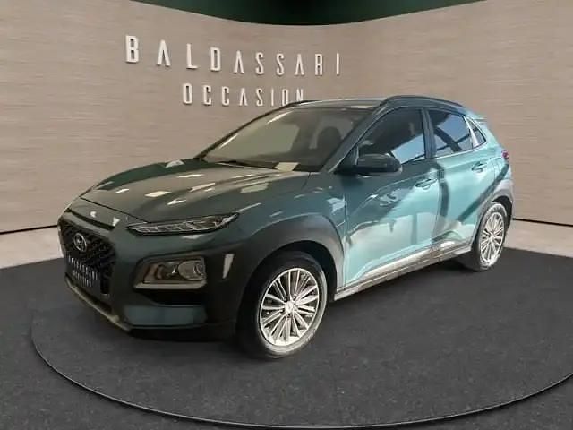 Bleu Utilisé 2021 Hyundai Kona SUV | 16 590 € (Bon prix) - Image 1/4