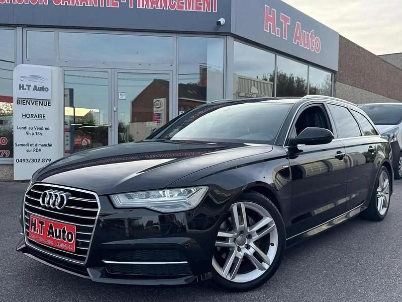 Noir Utilisé 2017 Audi A6 S-Line Break | 17 999 € (Super prix) - Image 1/4