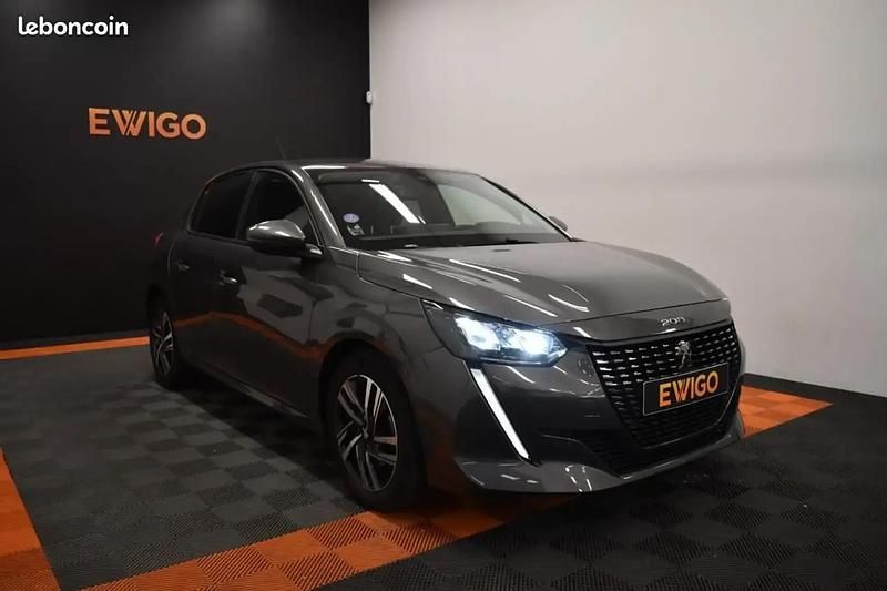 Gris Utilisé 2021 Peugeot 208 Allure Citadine | 12 490 € (Bon prix) - Image 1/4