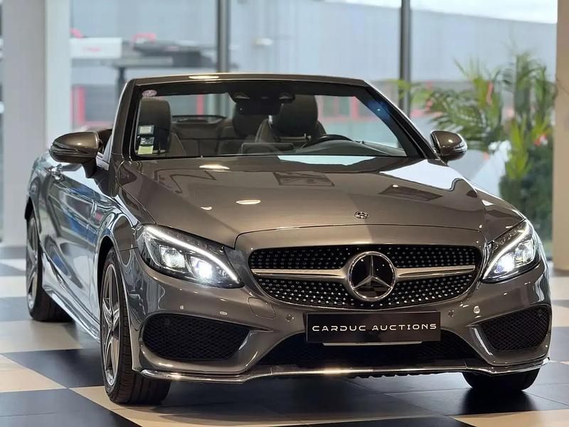 Occasion Mercedes C250 AMG line 211 ch (155 kW) 2018 Argent Cabriolet