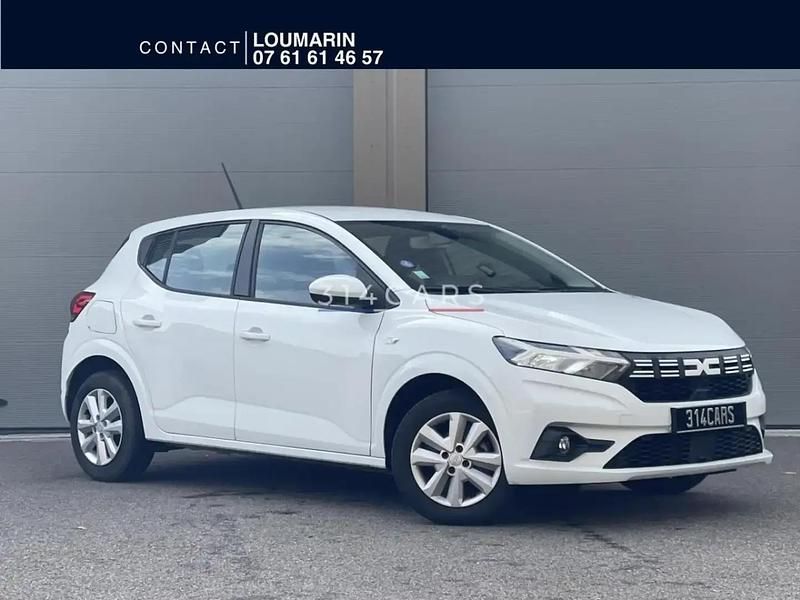 Blanc Occasion 2023 Dacia Sandero Expression Berline | 13 990 € (Prix juste) - Image 1/4