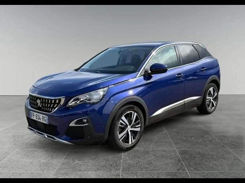 Bleu Utilisé 2020 Peugeot 3008 Allure SUV | 14 990 € (Prix juste) - Image 1/4