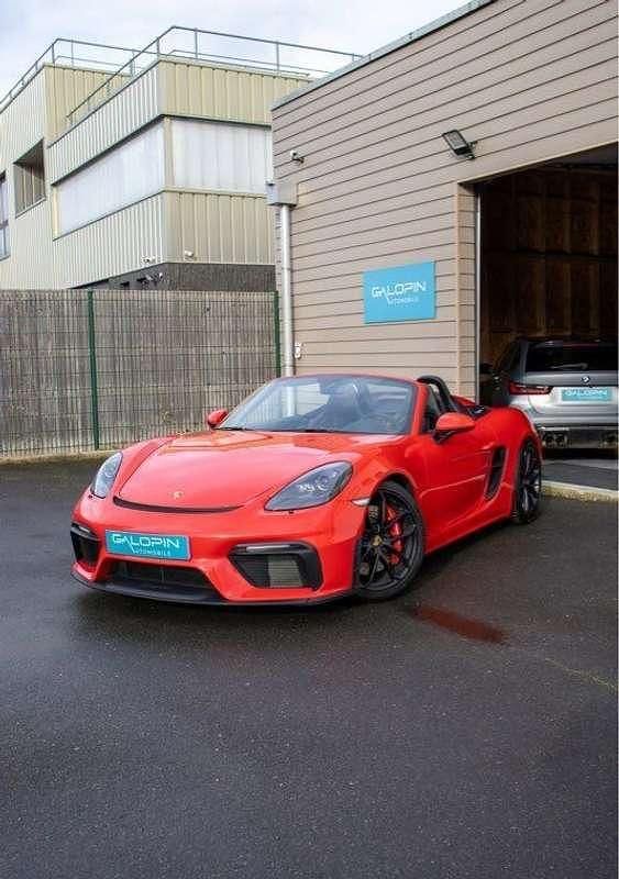 Occasion Porsche 718 Spyder 421 ch (309 kW) 2020 Rouge Cabriolet