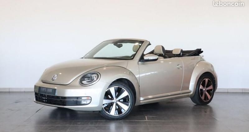Gris Utilisé 2015 VW Beetle Exclusive Cabriolet | 18 990 € (Prix juste) - Image 1/4