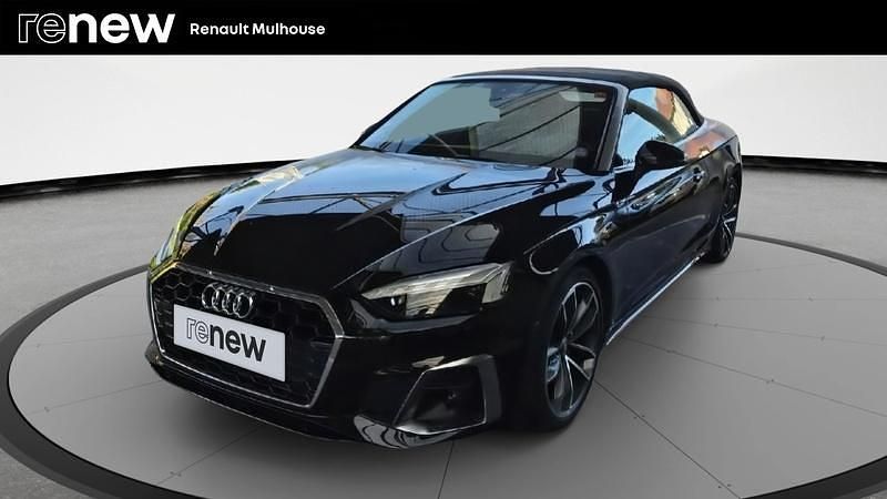 Noir Occasion 2020 Audi A5 S-Line Cabriolet | 39 999 € (Prix assez cher) - Image 1/4