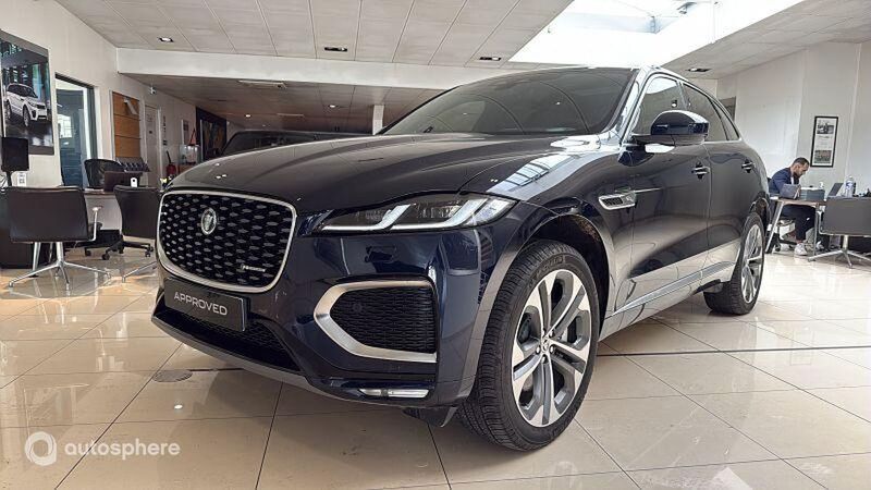 Bleu Utilisé 2023 Jaguar F-Pace R-Dynamic SUV | 65 900 € (Prix assez cher) - Image 1/4