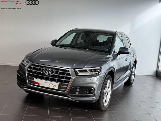 Gris monsoon métallisé Occasion 2019 Audi Q5 S-Line SUV | 34 997 € (Prix juste) - Image 1/4