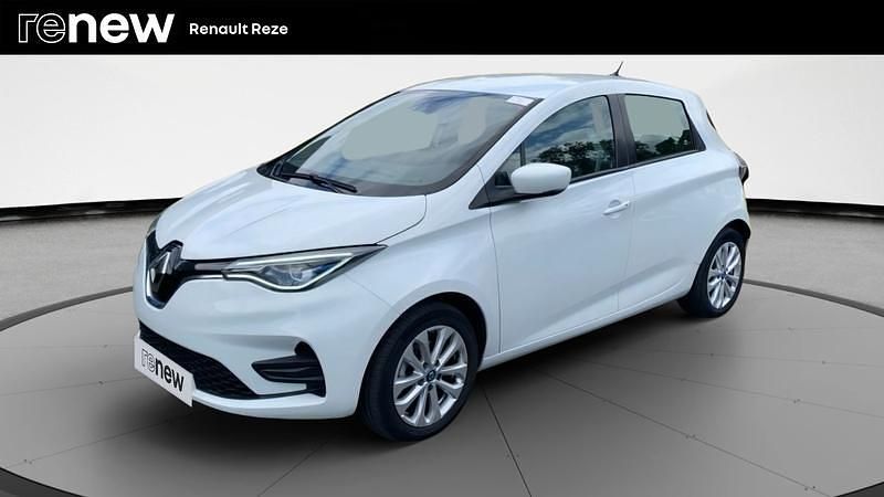 Blanc Occasion 2021 Renault Zoe Zen Citadine | 13 490 € (Prix juste) - Image 1/4