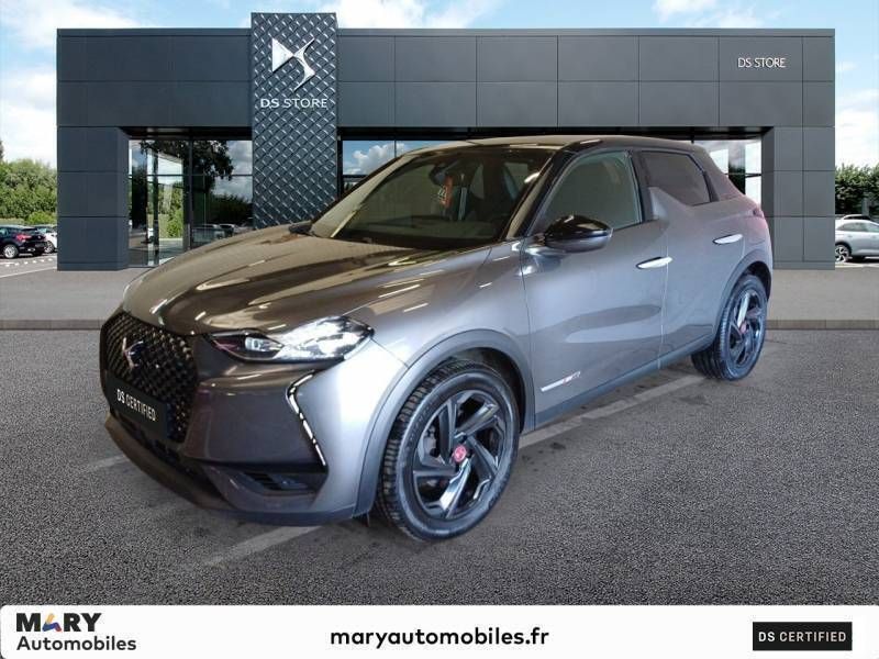 Gris Utilisé 2019 DS Automobiles DS3 Crossback Performance Line Plus SUV | 17 990 € (Prix assez cher) - Image 1/3