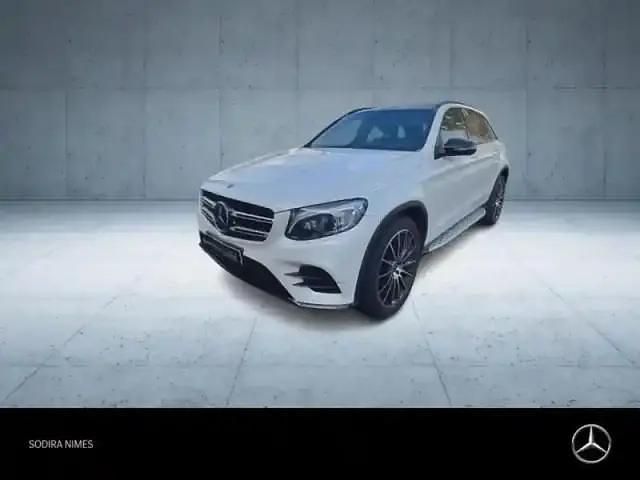 Blanc diamant brillant designo Utilisé 2019 Mercedes GLC250 Sportline SUV | 29 990 € (Super prix) - Image 1/4