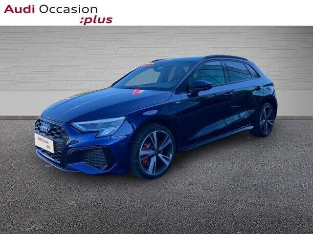 Bleu navarre métallisé Utilisé 2024 Audi A3 Sportback e-tron Competition Berline | 36 990 € (Prix assez cher) - Image 1/4