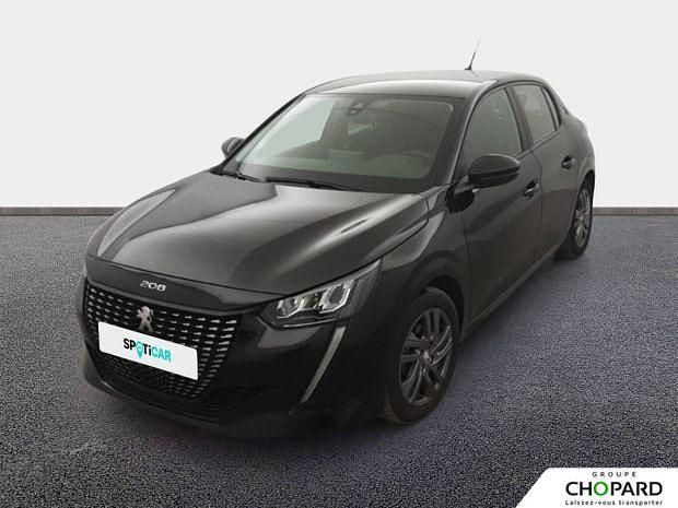 Noir Utilisé 2021 Peugeot 208 Business-Line Citadine | 10 990 € (Prix juste) - Image 1/4