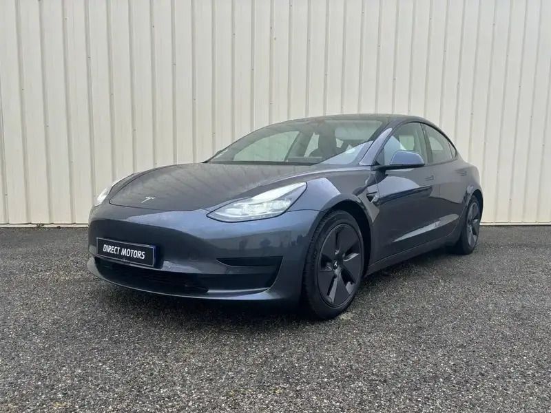 Gris Utilisé 2021 Tesla Model 3 Standard Range Plus Berline | 29 900 € (Prix cher) - Image 1/4