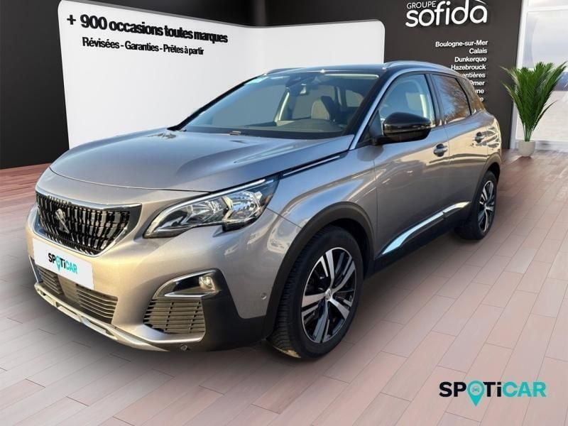 Gris Utilisé 2019 Peugeot 3008 Allure SUV | 13 890 € (Prix juste) - Image 1/3