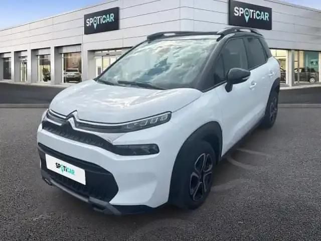Blanc banquise (o) + noir perla nera Occasion 2023 Citroën C3 Aircross Feel SUV | 15 489 € (Prix juste) - Image 1/4