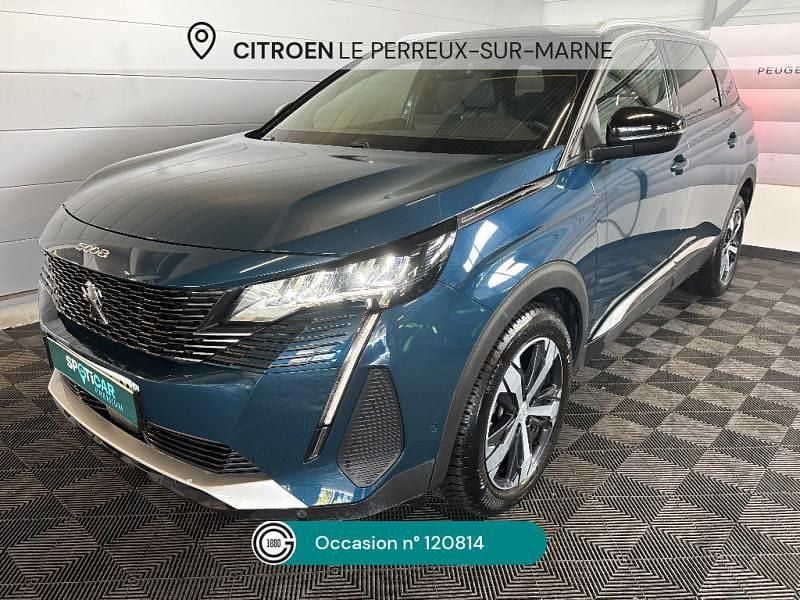Bleu Occasion 2024 Peugeot 5008 Allure Monospace | 27 350 € (Bon prix) - Image 1/4