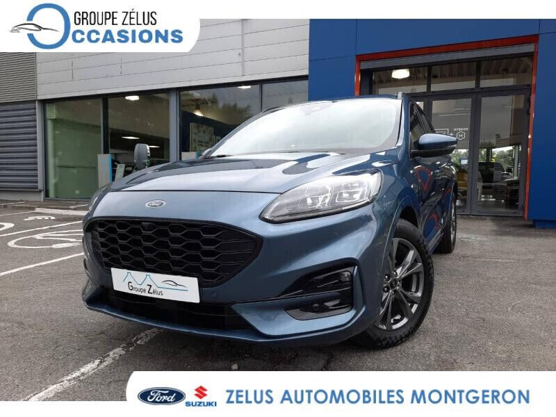 Bleu Utilisé 2022 Ford Kuga ST-Line X SUV | 26 490 € (Prix juste) - Image 1/4