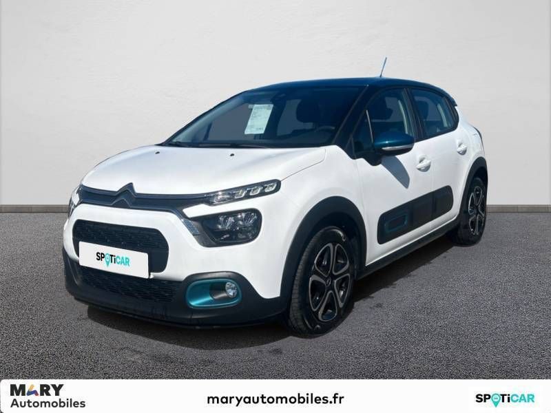 Blanc Utilisé 2022 Citroën C3 Feel Citadine | 12 990 € (Prix juste) - Image 1/3